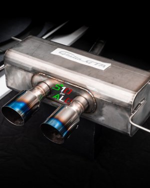 Alfa Romeo Giulia Quadrifoglio GTAm Conversion Kit by PariS'5 GaraGe - Center Exit Performance Exhaust 